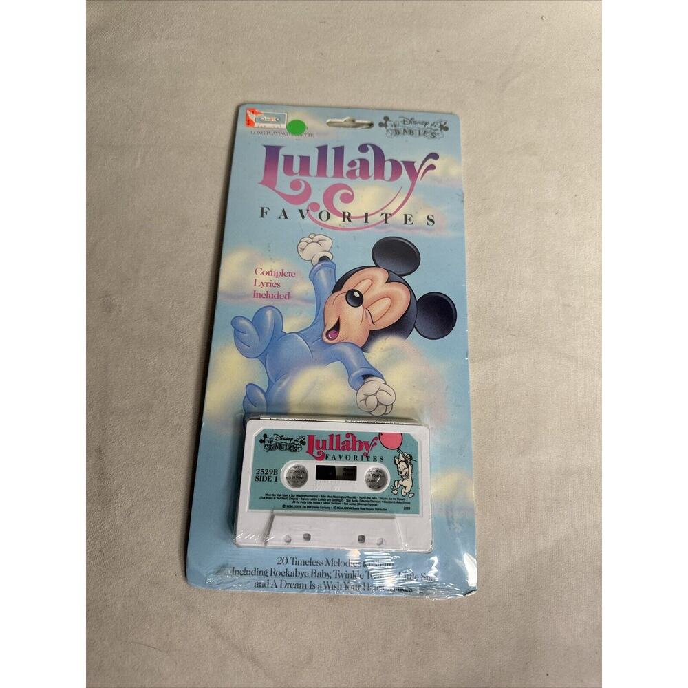 Disney Babies lullaby favorites long playing cassette tape, rare